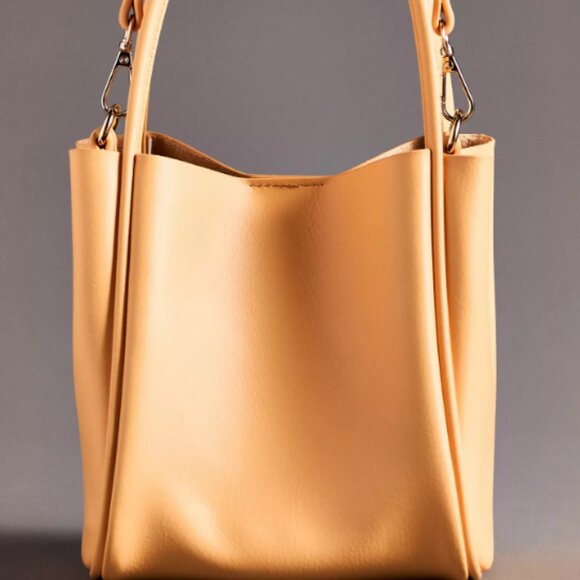 Anthropologie Tan Tote Bag - Picture 1 of 5